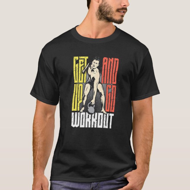 Camiseta Forno de Criança de Porte Muscular Gym (Frente)