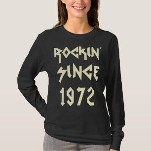 Camiseta Forno de Música Rock Pesado Rockin' desde 1972 50t
