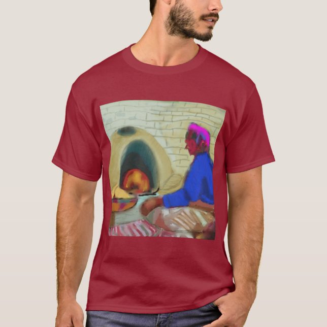 Camiseta Forno de pão marroquino (Frente)