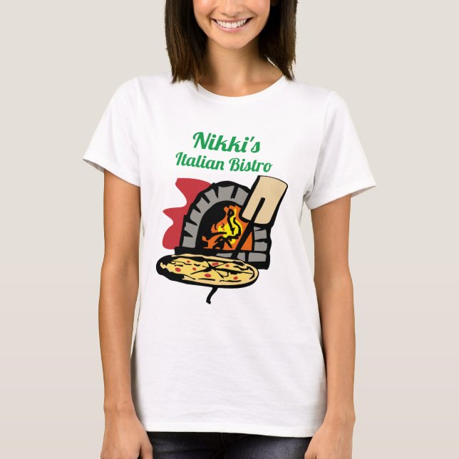 Camiseta Forno de pizza personalizada (Frente)