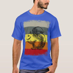 Camiseta Forno Rodent Animal Gift Retro Squirrel