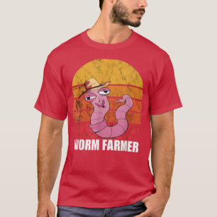 Camiseta Fornos De Verme Jardinagem Sunset Que Vintage Traz