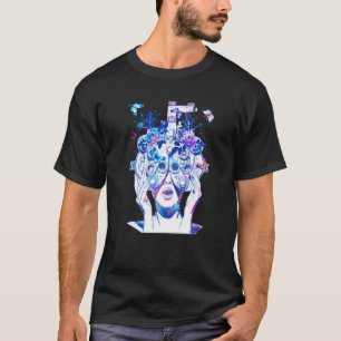 Camiseta Foropter Floral Oftalmologista Anatomia do Olho Of