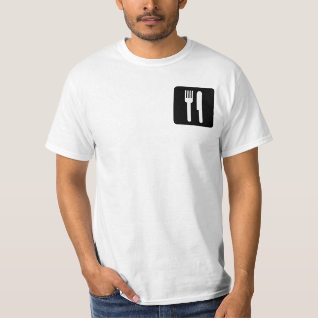 Camiseta Forquilha e faca (Frente)