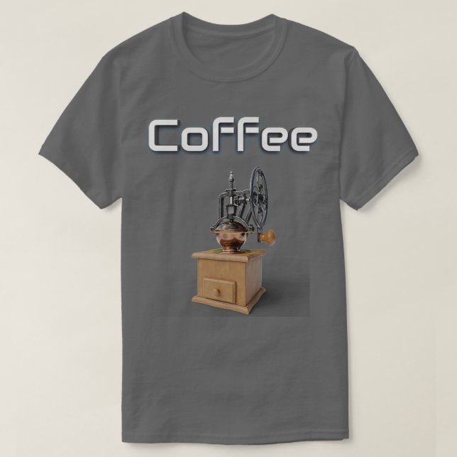 Camiseta Forra de Café Antiquada (Frente do Design)