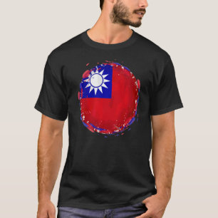 Camiseta Forradas - Formosa - Apoio À Bandeira De Taiwan
