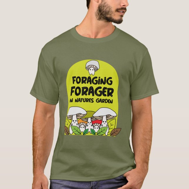 Camiseta Forragem de Comidas Selvagens (Frente)