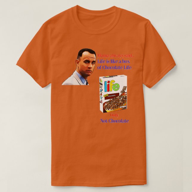 Camiseta Forrest Gump Life TS (Frente do Design)