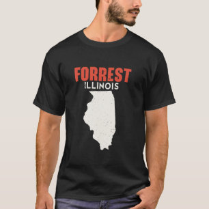 Camiseta Forrest Illinois EUA State America Viagem Illinois