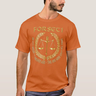 Camiseta Forseti Norse Deus da Justiça