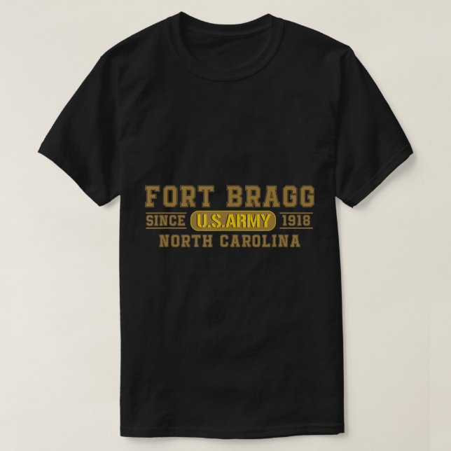 Camiseta Fort Bragg Carolina do Norte - 82º T-Shirt Transpo (Frente do Design)