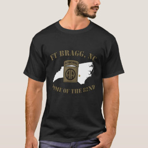 Camiseta Fort Bragg Exército Base Militar - Fayetteville -