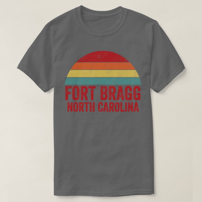 Camiseta Fort Bragg North olina 1 (Frente do Design)