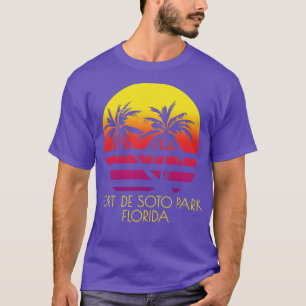 Camiseta Fort De Soto Park Florida Beaches Palm Tropical Tr