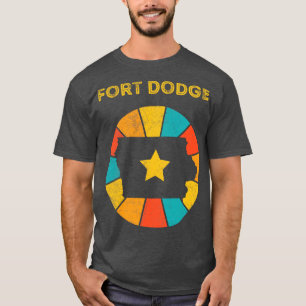 Camiseta Fort Dodge Iowa Vintage angustiou Souvenir 1