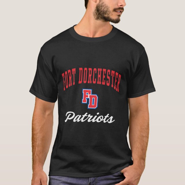 Camiseta Fort Dorchester Segundo grau Patriots Premium T-Sh (Frente)