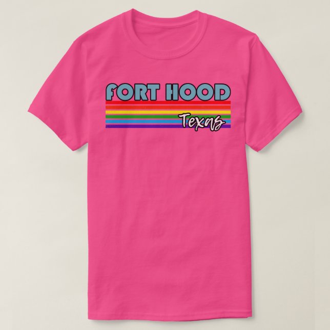 Camiseta Fort Hood Texas Pride Fort Hood LGBT Gift LGBTQ S (Frente do Design)