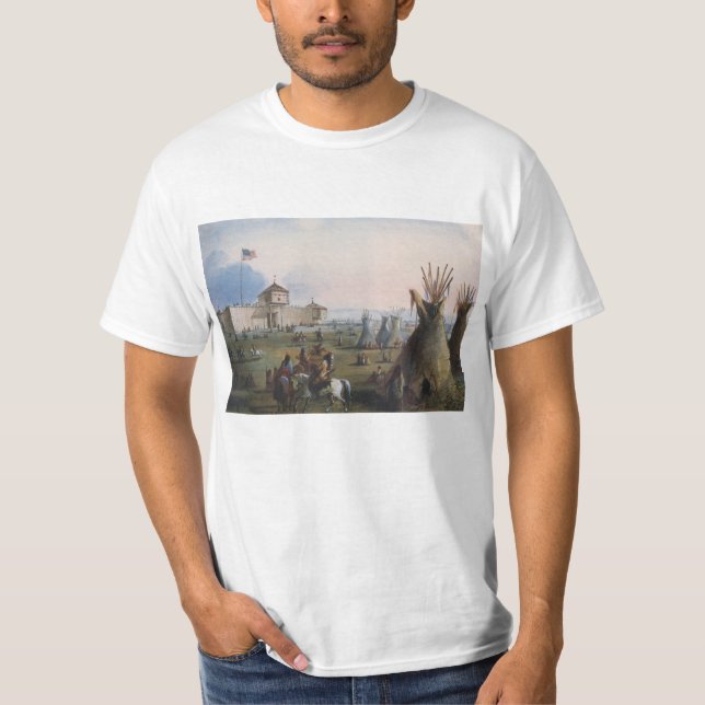 Camiseta Fort Laramie, Sublette Fort, Fort William, Miller (Frente)