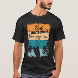 Camiseta Fort Lauderdale Beach Da Flórida
