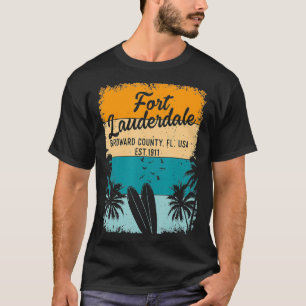 Camiseta Fort Lauderdale Beach Souvenirs Da Flórida Gifts