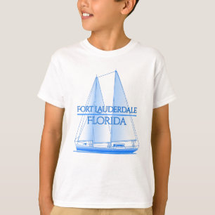 Camiseta Fort Lauderdale Costeira Navegador Náutico