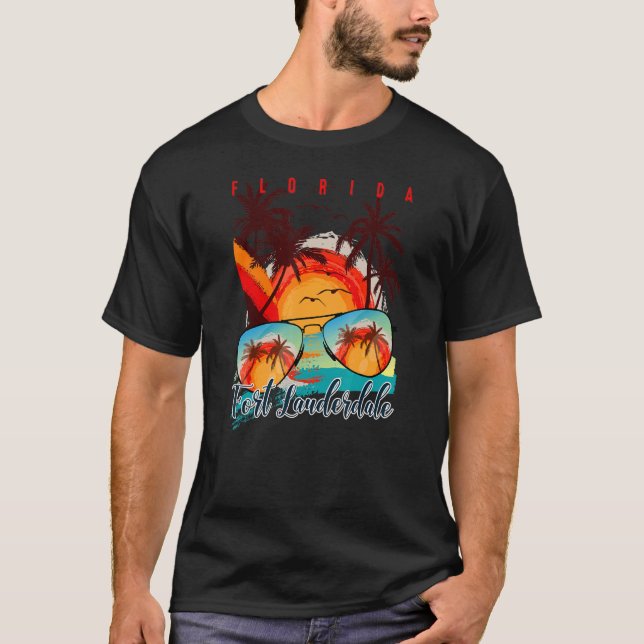 Camiseta Fort Lauderdale Fl  Summer Vacation Trip   Florida (Frente)