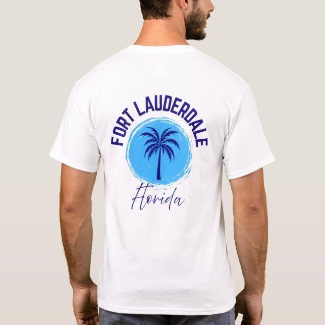 Camiseta Fort Lauderdale Florida T-Shirt (Verso)