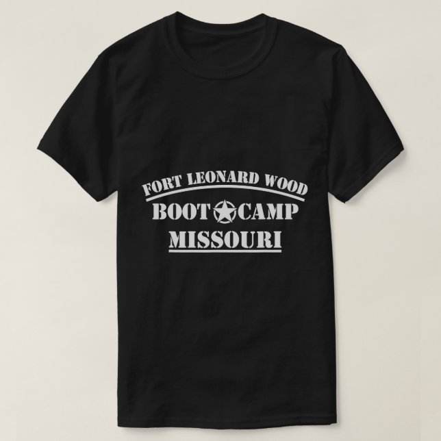 Camiseta Fort Leonard Wood Missouri Boot Camp Infantry Trai (Frente do Design)