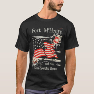Camiseta Fort McHenry e The Star Spangled Banner T-Shirt.