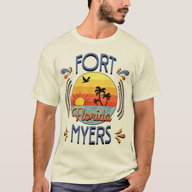Camiseta Fort Myers, Florida (Frente)