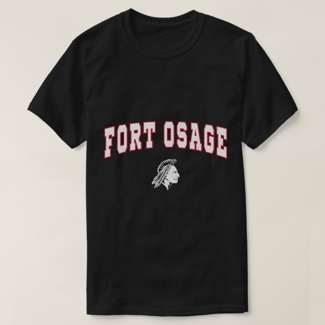 Camiseta Fort Osage Segundos graus Indianos (Frente do Design)