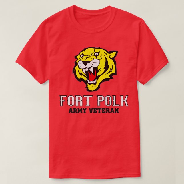 Camiseta Fort Polk Tigerland (Frente do Design)