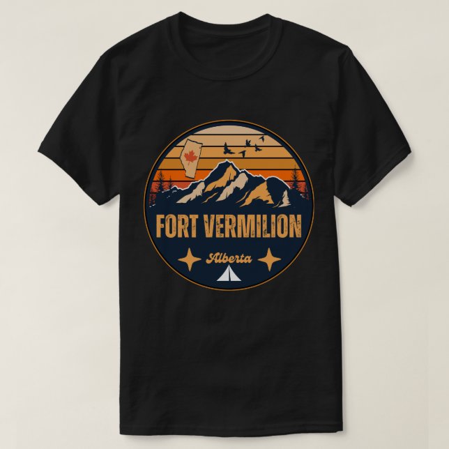 Camiseta Fort Vermilion, Alberta (Frente do Design)