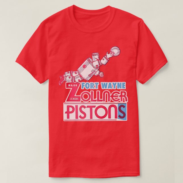 Camiseta Fort Wayne Pistons Basquetebol (Frente do Design)