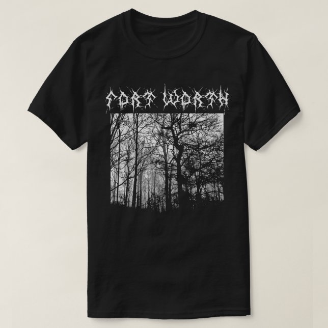 Camiseta Fort Worth Black Metal T-shirt Metalshirt (Frente do Design)