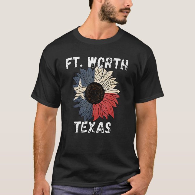 Camiseta Fort Worth Texas Cities (Frente)