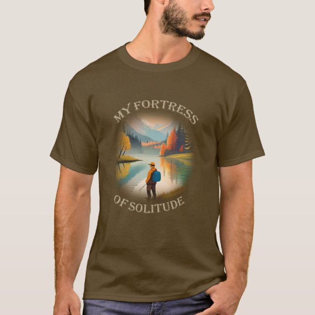 Camiseta Fortaleza Da Pesca De Solitude (Frente)