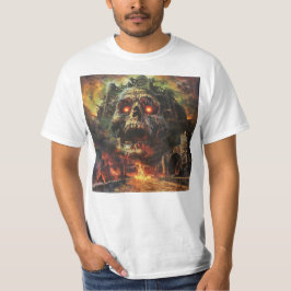 Camiseta Fortaleza de Caveira de Metal Pesado