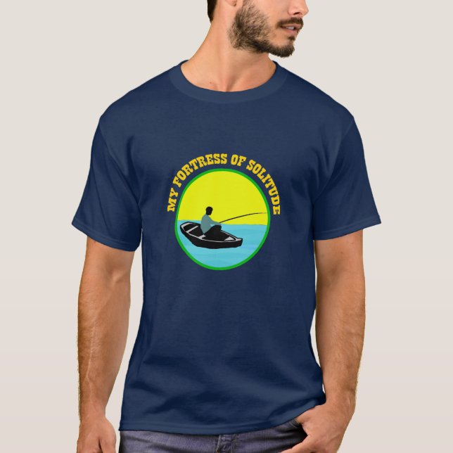 Camiseta Fortaleza Do Barco De Pesca De Solitude (Frente)