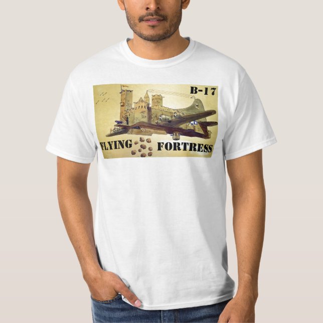 Camiseta Fortaleza do vôo B-17 (Frente)