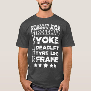 Camiseta Fortaleza Exercício de Elevação de Morte