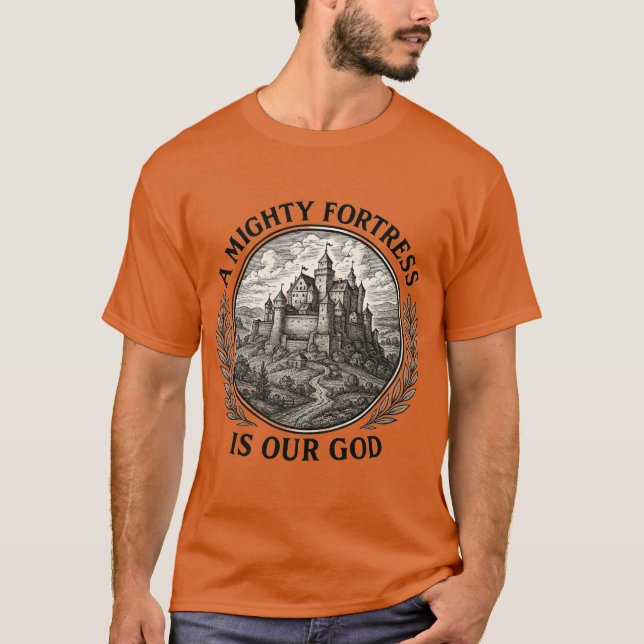 Camiseta Fortaleza Poderosa (Frente)