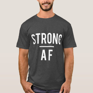 Camiseta Forte AF para exercício de exercício pesando corpo