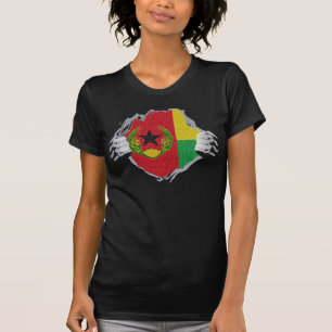 Camiseta Forte bandeira Histórica de Cabo Verde