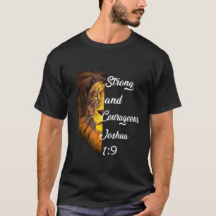Camiseta Forte Bíblia Corajosa Verse Joshua 19