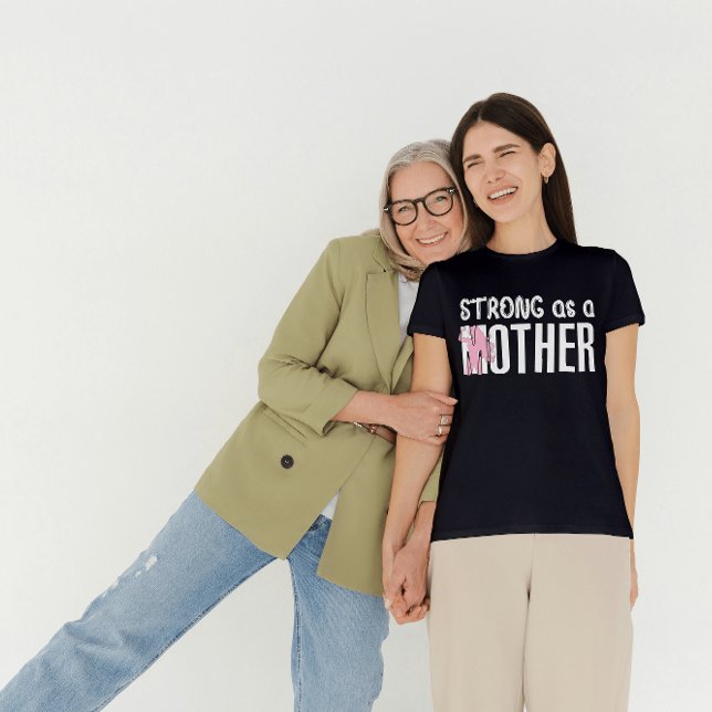 Camiseta Forte como mãe (Criador carregado)