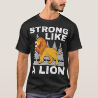 Forte Como Um Lion Lover Safari Animal Zo