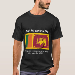 Camiseta Forte coragem   Personalizado   PAI SRI LANKAN