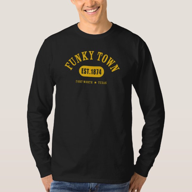 Camiseta Forte da CIDADE FUNKY com Design atlético clássico (Frente)