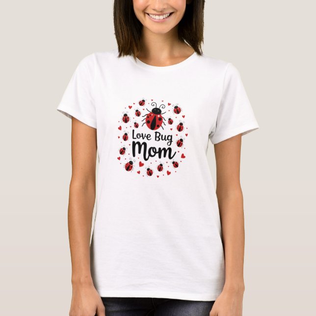 Camiseta Forte Design de Amar e Presente da Mama (Frente)